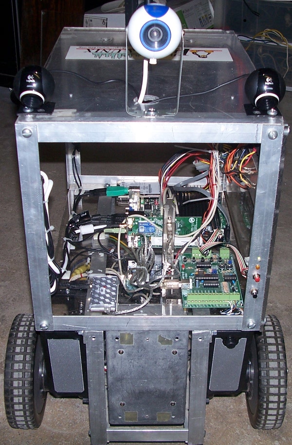 Linux PC Robot — Front View
